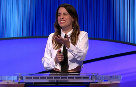 Natalie Morales in Celebrity Jeopardy!