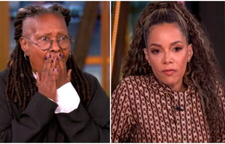 Whoopi Goldberg and Sunny Hostin on The View