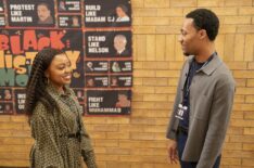 Quinta Brunson and Tyler James Williams in 'Abbott Elementary'