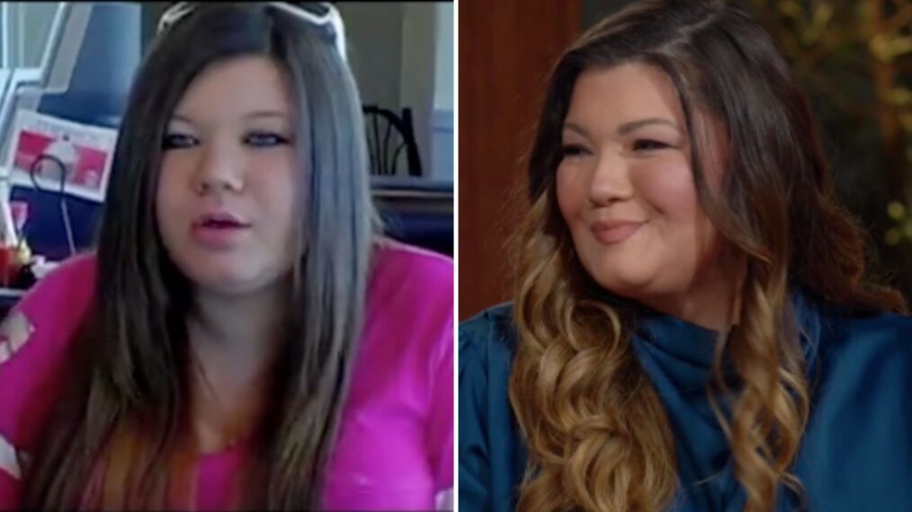 Amber Portwood 'Teen mom' then and now