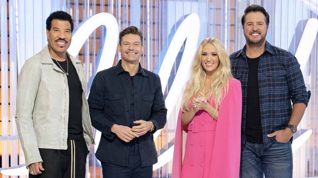 Lionel Richie, Ryan Seacrest, Carrie Underwood, Luke Bryan - American Idol