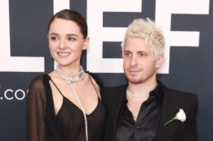 Charlotte Lawrence and Andrew Watt attend the 67th Annual GRAMMY Awards