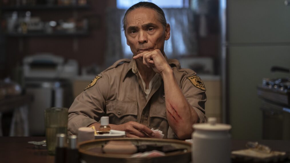 Zahn McClarnon in 'Dark Winds' Season 3