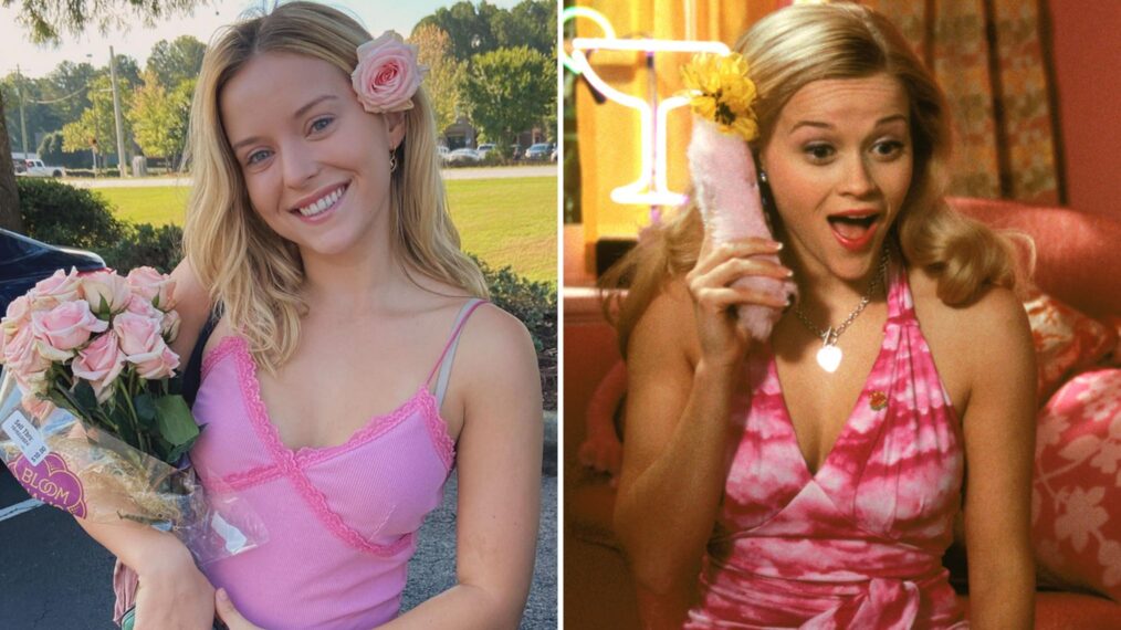 Lexi Minetree and Reese Witherspoon as Elle Woods