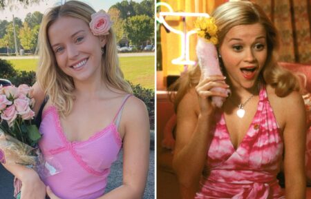 Lexi Minetree and Reese Witherspoon as Elle Woods