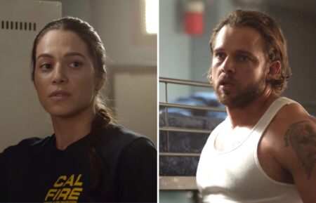 Stephanie Arcila as Gabriela and Max Thieriot as Bode — 'Fire Country' Season 3 Episode 13 