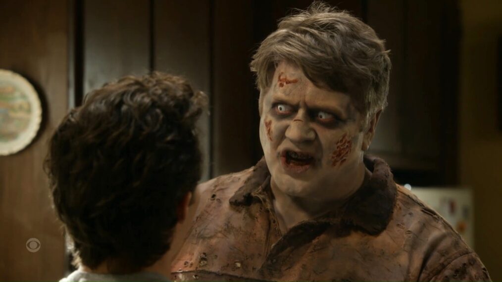 Lance Barber as zombie George Sr. in 'Georgie & Mandy's First Marriage' 