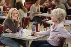 Emily Osment and Annie Potts in 'Georgie & Mandy's First Marriage'