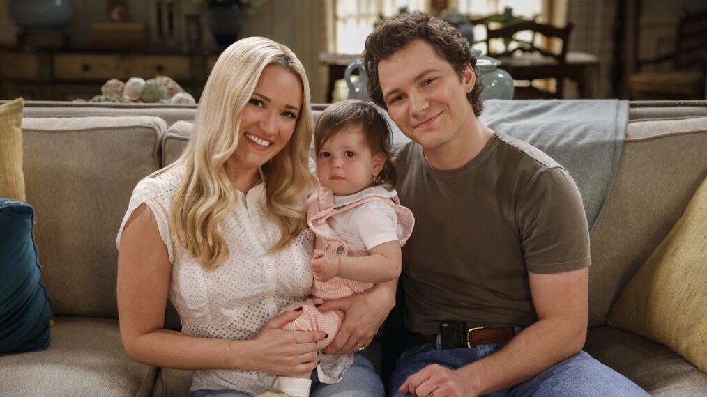 Emily Osment and Montana Jordan in 'Georgie & Mandy's First Marriage'