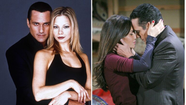 Maurice Benard with Tamara Braun and Vanessa Marcil on 'General Hospital'