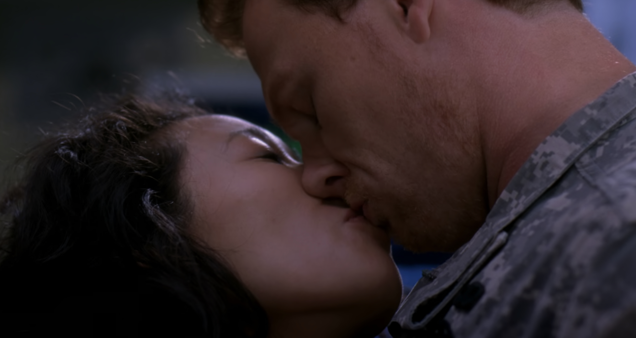 Sandra Oh and Kevin McKidd kissing on 'Grey's Anatomy'