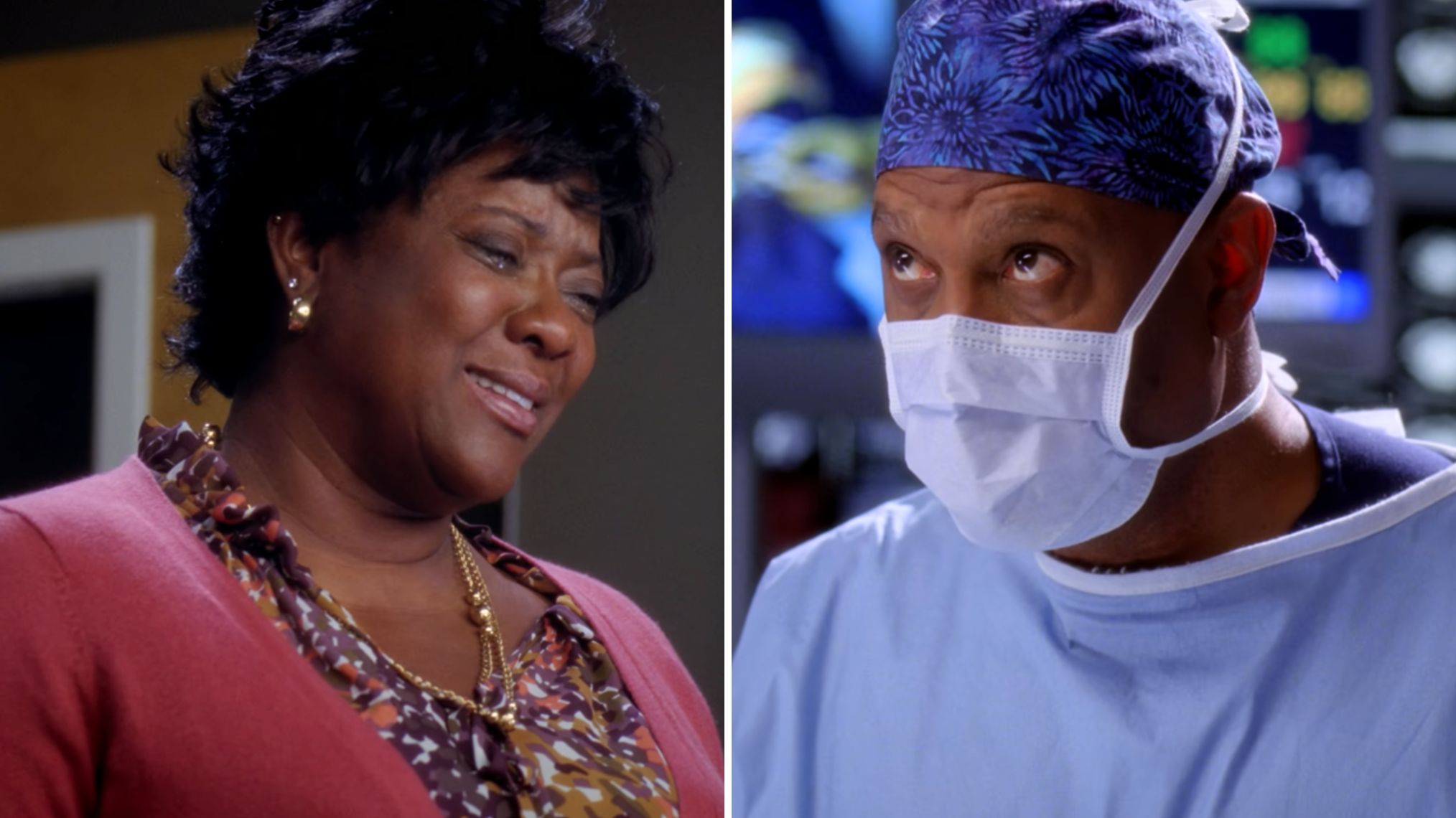 Loretta Devine and James Pickens as Adele and Richard on 'Grey's Anatomy'