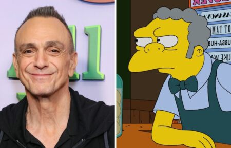 Hank Azaria and Moe Simpsons