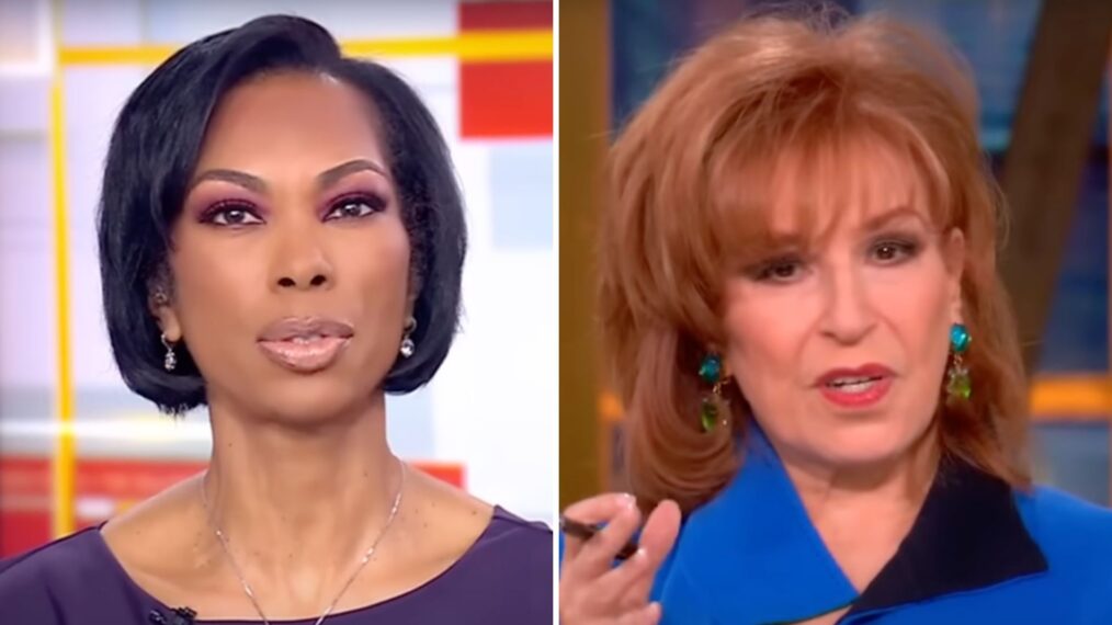 Harris Faulkner and Joy Behar