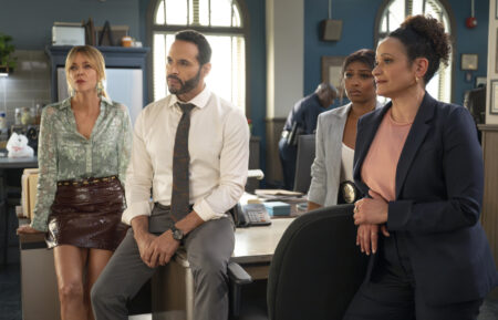 Kaitlin Olson, Daniel Sunjata, Javicia Leslie, and Judy Reyes in the 'High Potential' Season 1 finale - 'Let's Play'