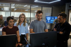 Sarah Garcia as Jennifer Morales, Melissa Roxburgh as Rebecca Henderson, Nick Wechsler as Oliver Odell, Patrick Sabongui as Ryan Hassani — 'The Hunting Party' Season 1 Episode 4 'Doctor Ezekiel Malak'