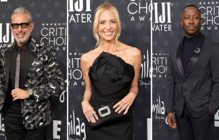 Jeff Goldblum attends the 30th Annual Critics Choice Awards at Barker Hangar on February 07, 2025 in Santa Monica, California and SANTA MONICA, CALIFORNIA - FEBRUARY 07: Sarah Michelle Gellar attends the 30th Annual Critics Choice Awards at Barker Hangar on February 07, 2025 in Santa Monica, California and SANTA MONICA, CALIFORNIA - FEBRUARY 07: Lamorne Morris attends the 30th Annual Critics Choice Awards at Barker Hangar on February 07, 2025 in Santa Monica, California.