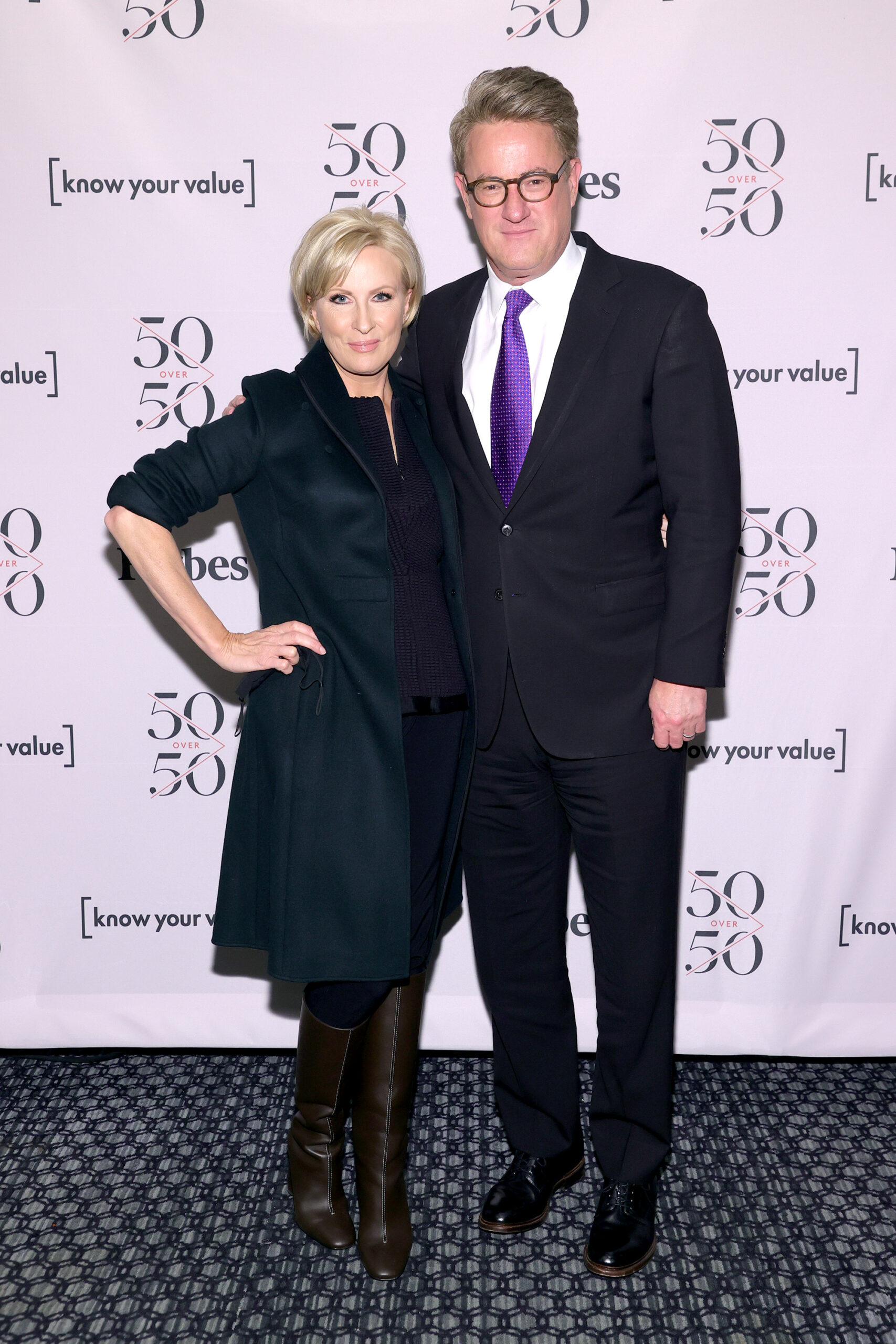 Mika Brzezinski and Joe Scarborough attend Forbes x Know Your Value 50 Over 50