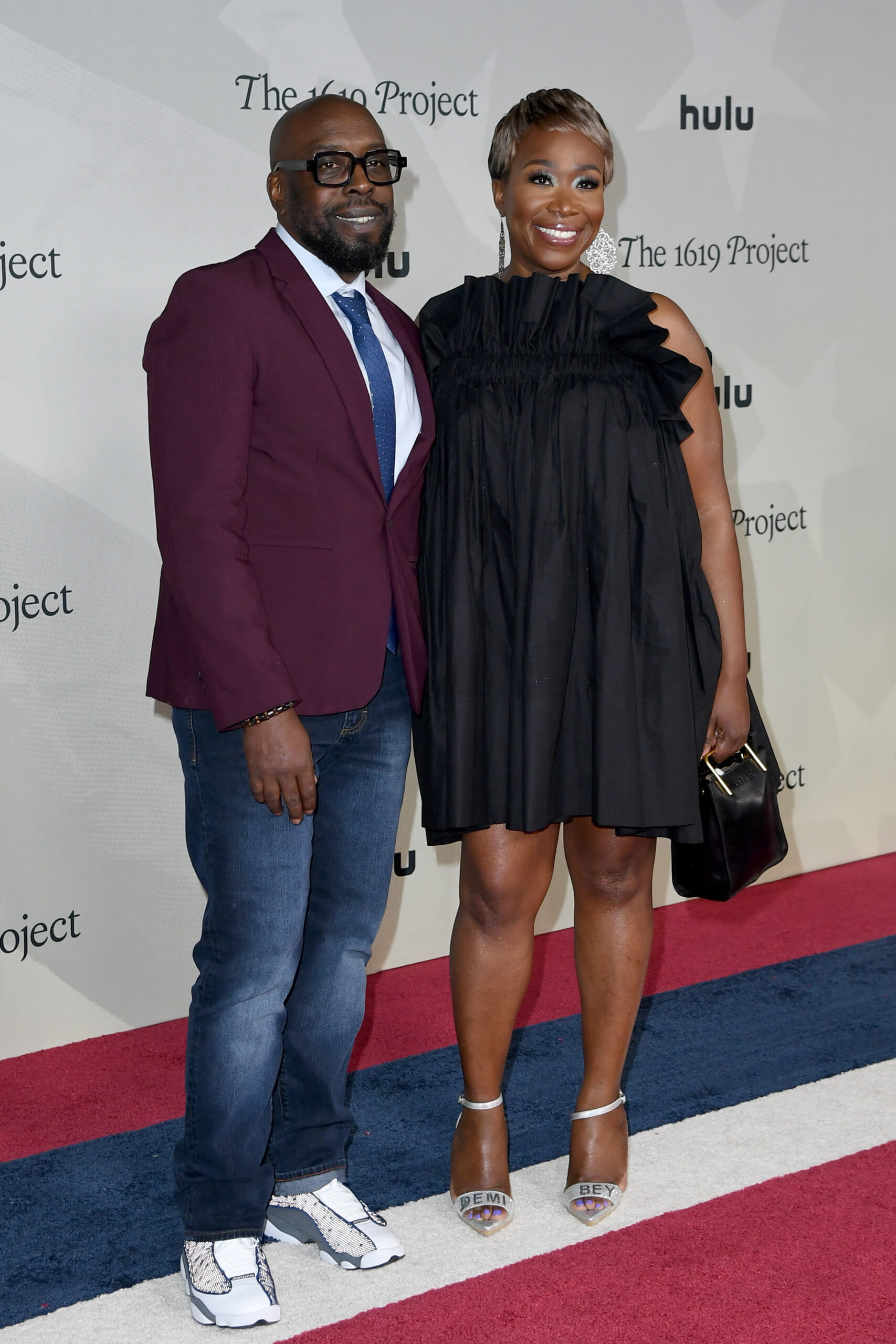 Jason Reid and Joy-Ann Reid attend the Los Angeles Red Carpet Premiere Event For Hulu's 