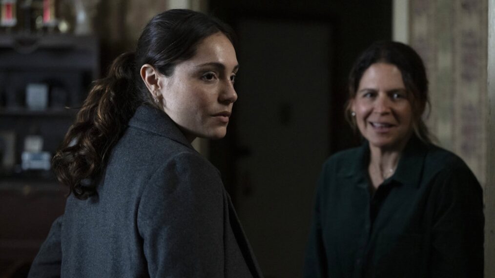 Juliana Aidén Martinez as Det. Kate Silva, Katie Kreisler as Fran Daly — 'Law & Order: SVU' Season 26 Episode 12 