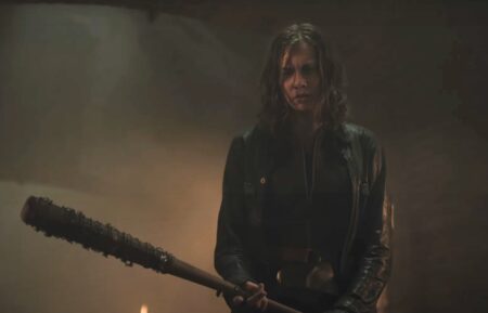 Lauren Cohan as Maggie holding Negan's bat in 'The Walking Dead: Dead City' Season 2 trailer