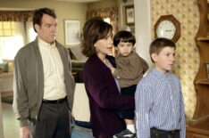 Bryan Cranston, Jane Kaczmarek, Lukas Rodriguez, and Erik Per Sullivan in Malcolm in the Middle - 'Bride of Ida'