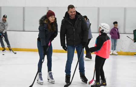 Marina Squerciati as Kim Burgess, Patrick John Flueger as Ruzek, Ramona Edith Williams as Makayla on 'Chicago P.D.