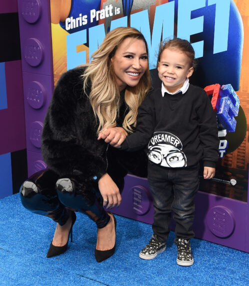 Naya Rivera and Josey Hollis attend the premiere of Warner Bros. Pictures'