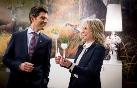 Adam Scott and Amy Poehler in 'Parks and Recreation's series finale