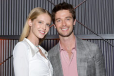 Abby Champion and Patrick Schwarzenegger attend Prime Video's 'The Terminal List' Red Carpet