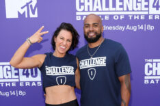 Rachel Robinson and Darrell Taylor attend MTV's 'The Challenge 40: Battle Of The Eras' LA event