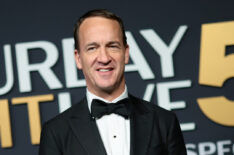 Peyton Manning attends SNL50: The Anniversary Special