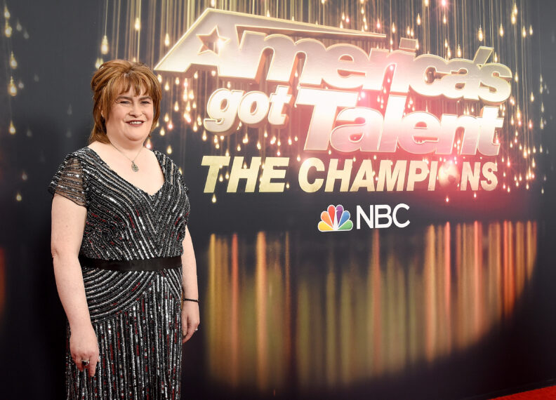 Susan Boyle arrives at "America's Got Talent: The Champions" Finale