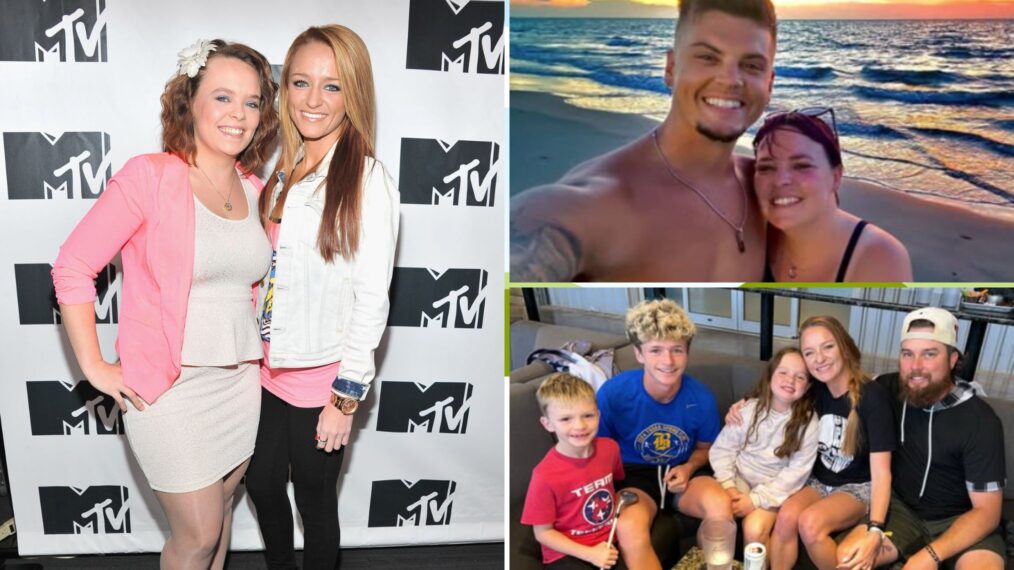 Catelynn Lowell and Maci Bookout attend MTV 