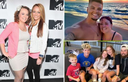 Catelynn Lowell and Maci Bookout attend MTV 