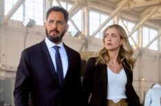 Patrick Sabongui as Jacob Hassani, Melissa Roxburgh as Rebecca Henderson — 'The Hunting Party' Season 1 Episode 1 'Richard Harris'