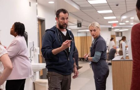 Noah Wyle as Robby, Katherine LaNasa as Dana — 'The Pitt' Season 1 Episode 7