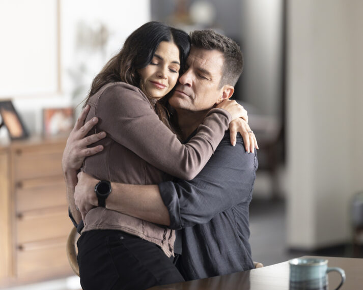 Jenna Dewan as Bailey and Nathan Fillion as Nolan — 'The Rookie' Season 7 Episode 7 