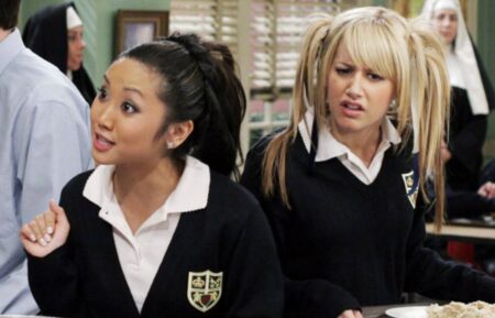 Brenda Song and Ashley Tisdale in 'The Suite Life of Zack & Cody'