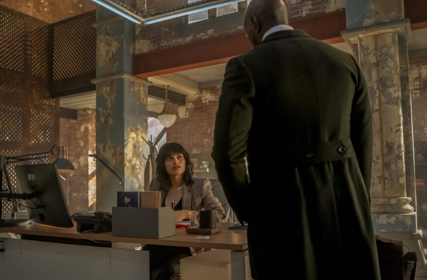 Eve Harlow as Dr. Ingrid Derian and Morris Chestnut as Dr. John Watson — 'Watson' Season 1 Episode 3 