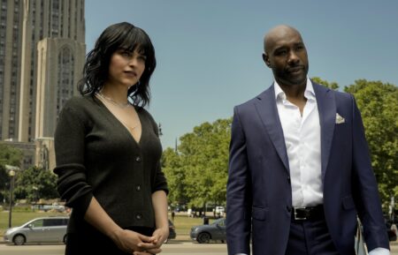 Eve Harlow as Dr. Ingrid Derian And Morris Chestnut as Dr. John Watson — 'Watson' Season 1 Episode 2 