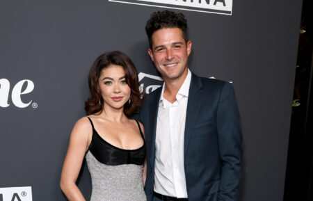 Sarah Hyland and Wells Adams attends Variety's 2024 Power Of Women: Los Angeles Event