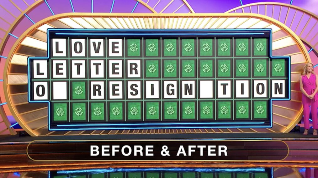 Wheel of Fortune puzzle