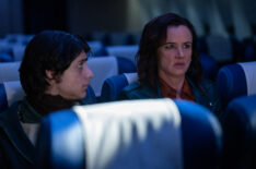 Luciano Leroux as Javi and Juliette Lewis as Natalie in 'Yellowjackets' Season 2 finale - 'Storytelling'