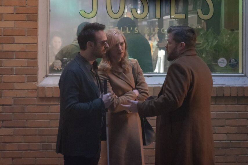 Charlie Cox, Deborah Ann Woll, and Elden Henson in 'Daredevil: Born Again'