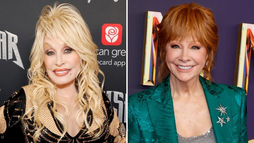 Dolly Parton and Reba McEntire