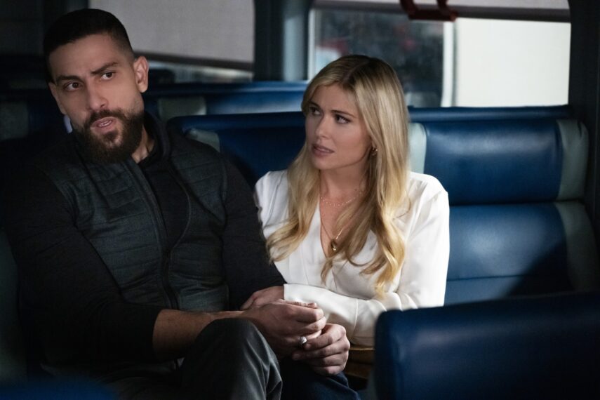 Zeeko Zaki as Special Agent Omar Adom ‘OA’ Zidan and Comfort Clinton as Gemma Brooks — 'FBI' Season 7 Episode 14 