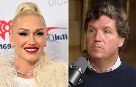 Gwen Stefani and Tucker Carlson