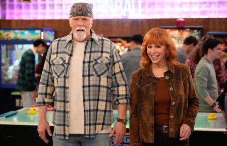 Rex Linn and Reba McEntire in 'Happy's Place'