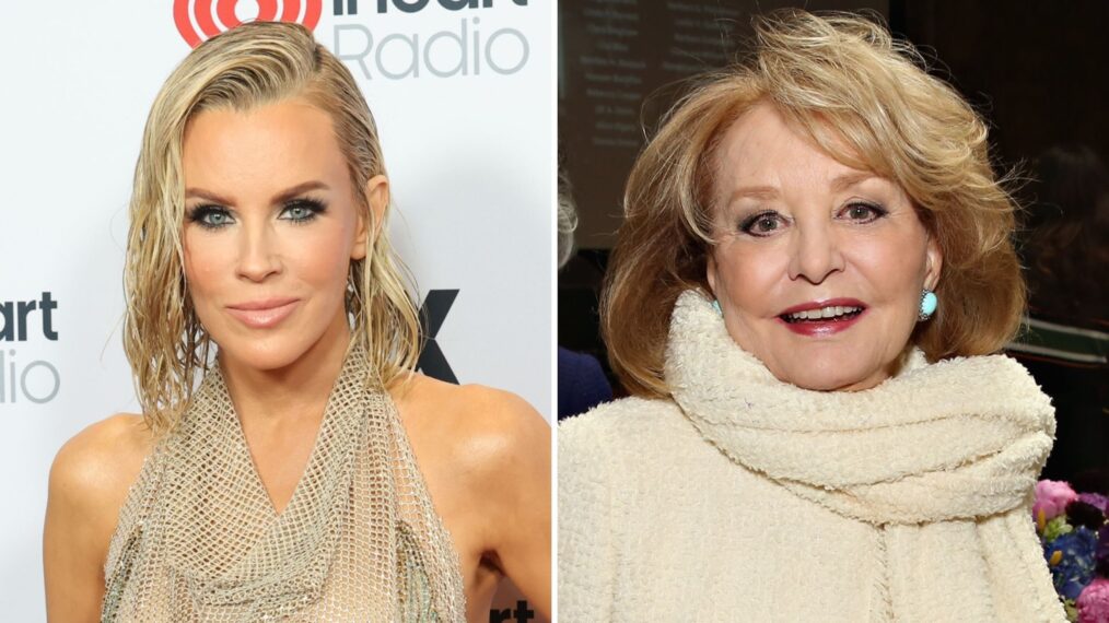 Jenny McCarthy and Barbara Walters